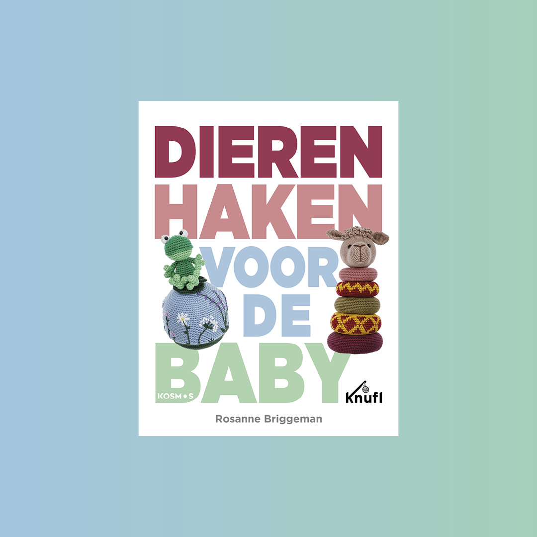 Boekomslag 'Dieren haken voor de baby'