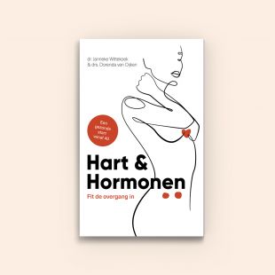 hart hormonen overgang vrouw boek omslag janneke wittekoek dorenda van dijken villa grafica
